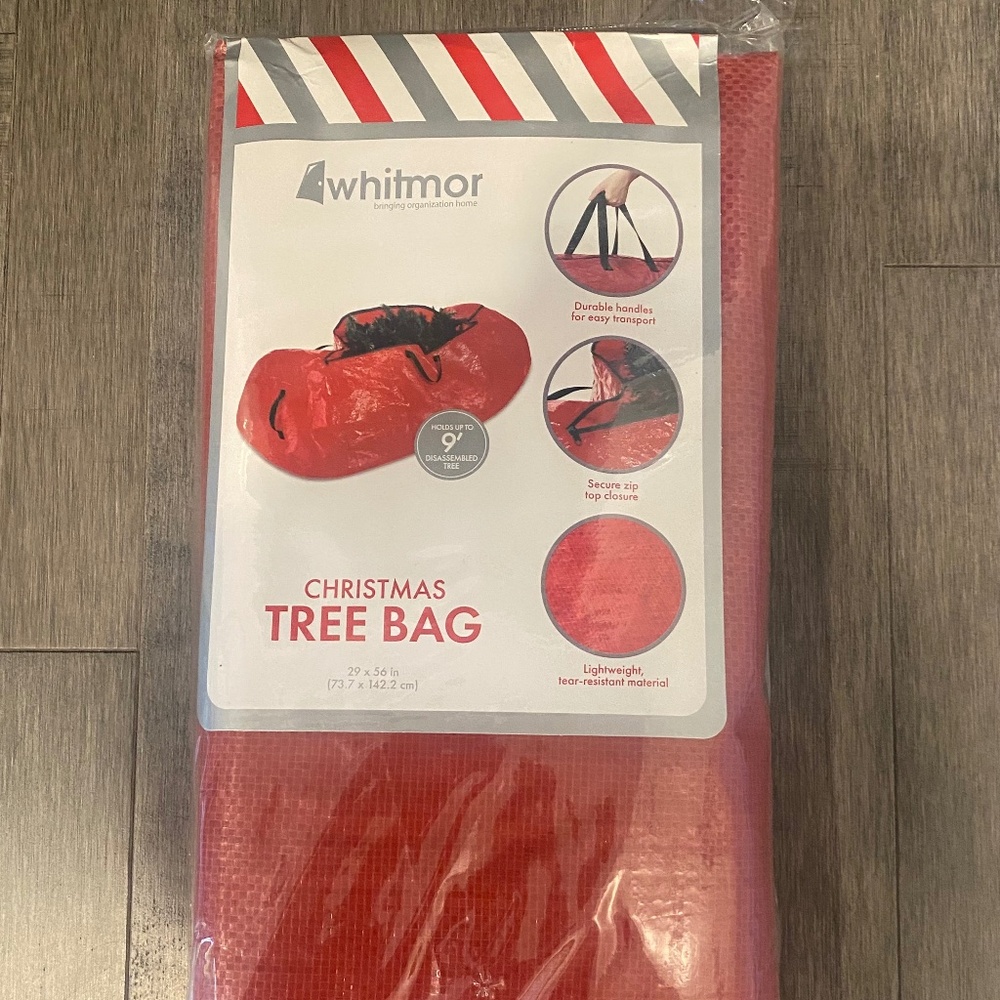 NWT Whitmoor Christmas Tree Storage Bag Fits up to 9' Tree
